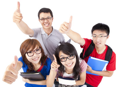 happy students